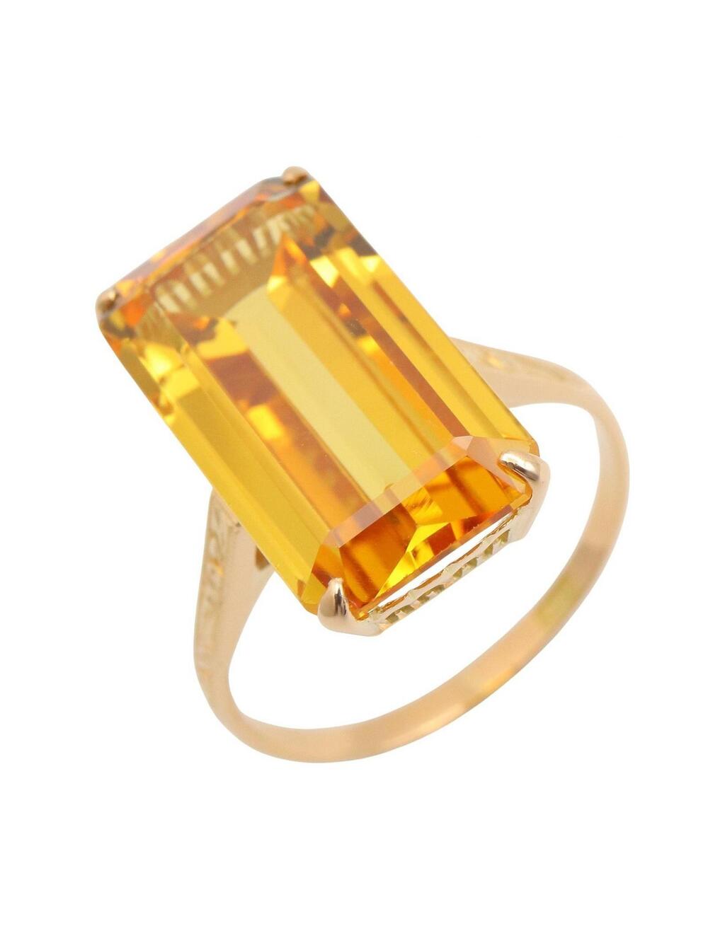 Jewelry Colored Stone Ring 18Kyg Yellow #345788J87B